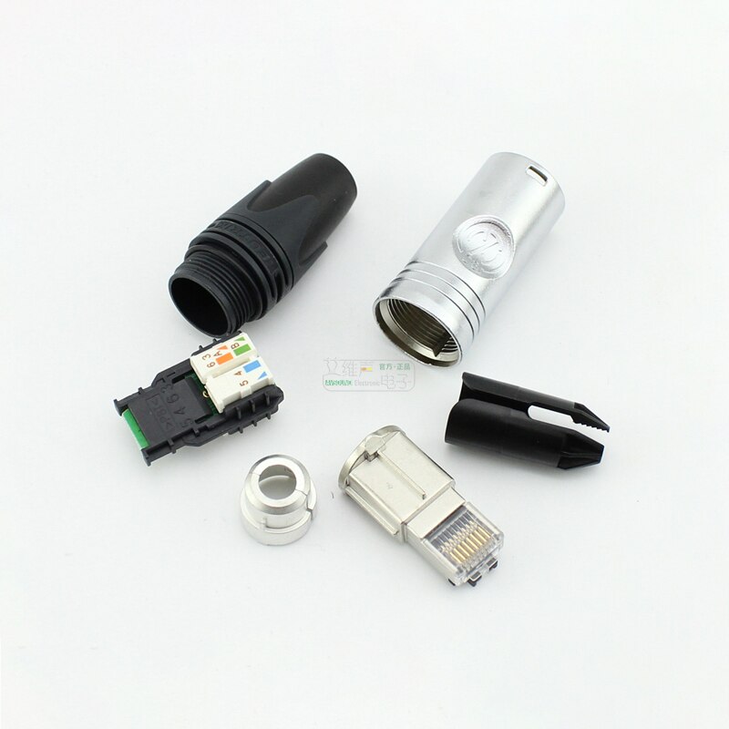 CON 플러그 케이블 커넥터 NE8MX6 7-9.5mm AWG24 1 AWG22 1 AWG24 7 AWG22 7 CAT6A RJ45 [OPEN-ZCF23-11]