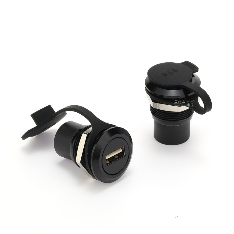 AVSSZ USB3.0 USB2.0 솔더리스 데이터 커넥터 22mm 개방 구멍 양방향 도킹 방진 소켓 장착 패널 원형 모듈 [OPEN-ZCF23-19]
