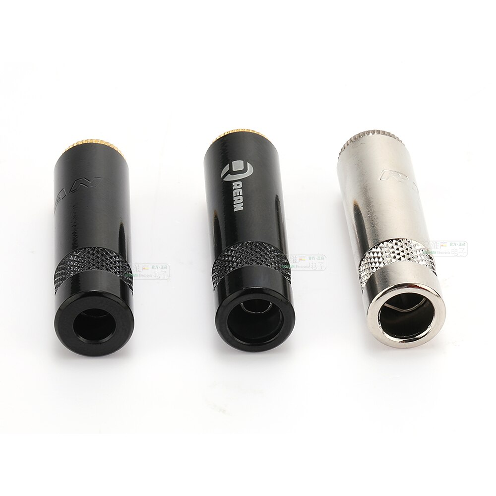 NEUTRIK-REAN 잭 3.5mm 스테레오 암 플러그 1 8 인치 3 극 TRS 헤드폰 컴퓨터 수리 금 주석 도금 용접 납땜 플러그 [OPEN-ZCF23-27]