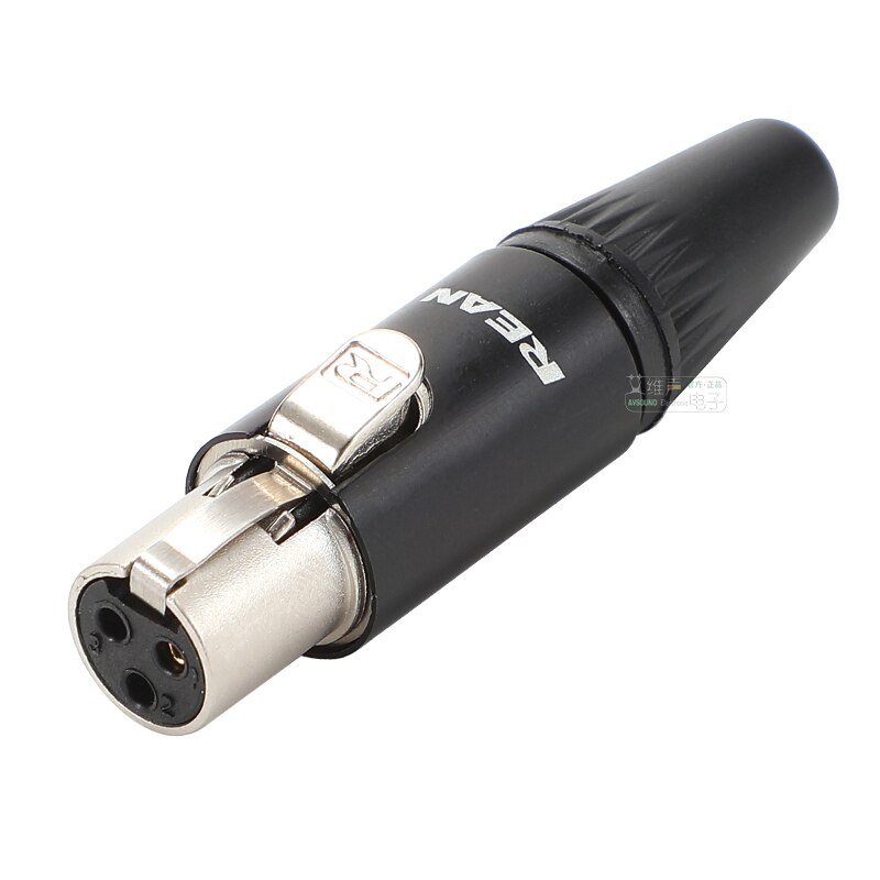 NEUTRIK REAN 3 핀 소형 XLR 케이블 커넥터 암수 미니 플러그 미니 플러그 소켓 슈어 AKG 무선 바디팩 [OPEN-ZCF23-31]