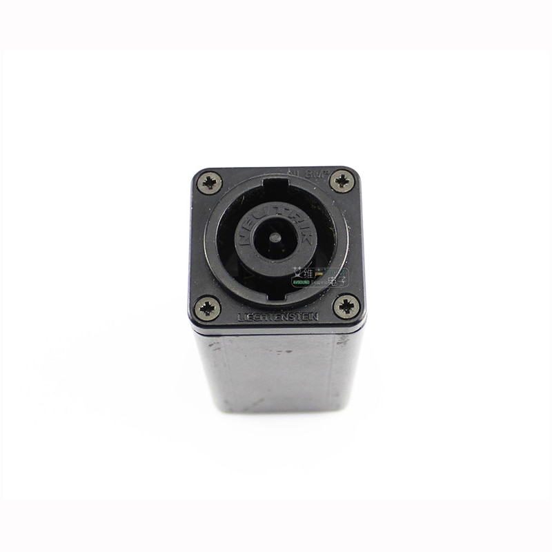 Neutrik 8 극 SpeakON 피드스루 수 어댑터 NL8MM 듀얼 포트 극장 무대 오디오 확성기 플러그 커플러 250V 15-30A -1 개 [OPEN-ZCF23-07]