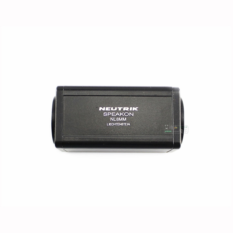 Neutrik 8 극 SpeakON 피드스루 수 어댑터 NL8MM 듀얼 포트 극장 무대 오디오 확성기 플러그 커플러 250V 15-30A -1 개 [OPEN-ZCF23-07]