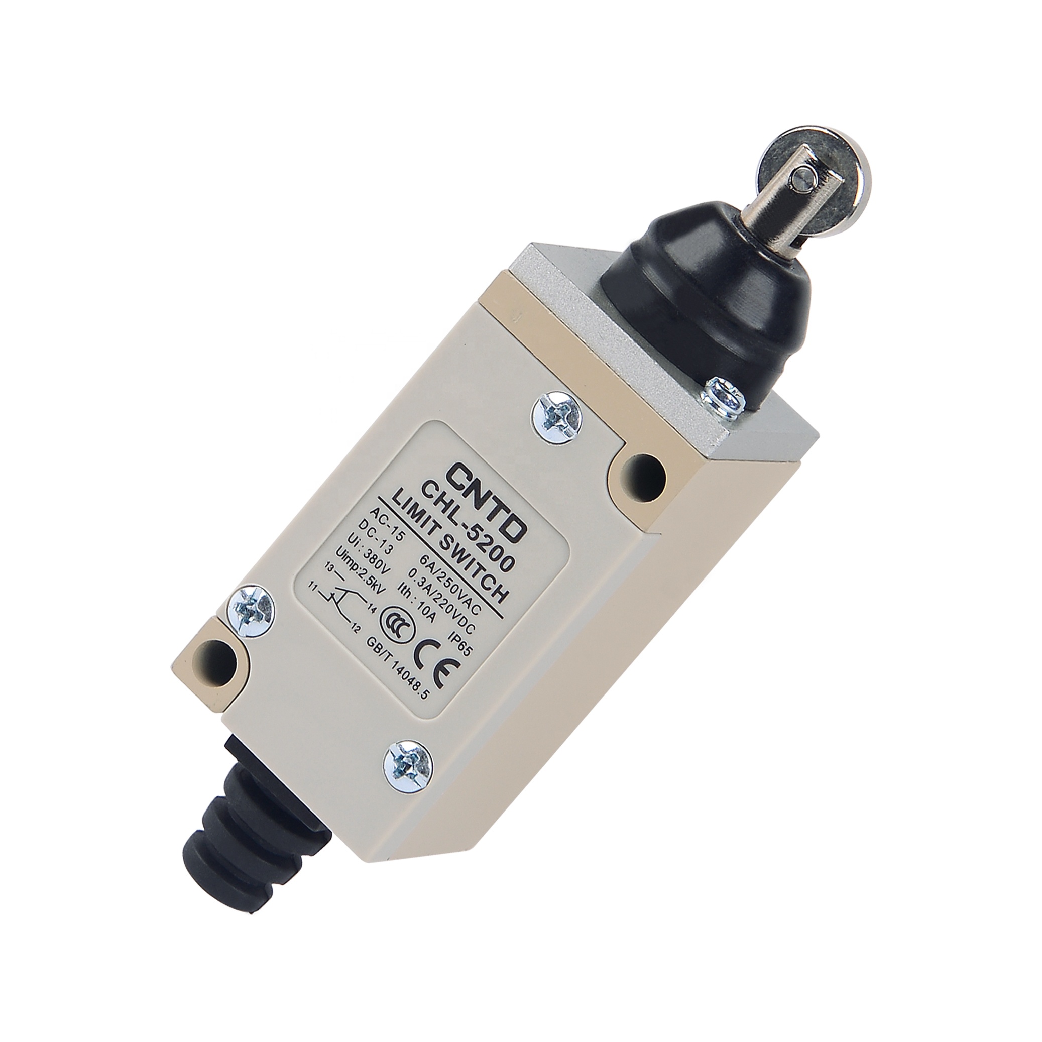 CNTD IP65 높은 기계적인 힘 금속 포탄 두 배 봄 10A 380V 수직 리미트 스위치 CHL-5200 (납기 7-10일) [OPEN-ZSA27-159]