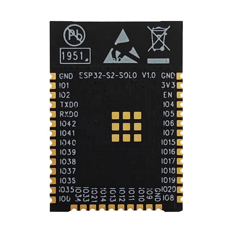ESPRESSIF 저전력 소비 ESP32-S2-SOLO chipset MCU 모듈 IPEX 안테나 기반 칩셋 [ZTF109-10]