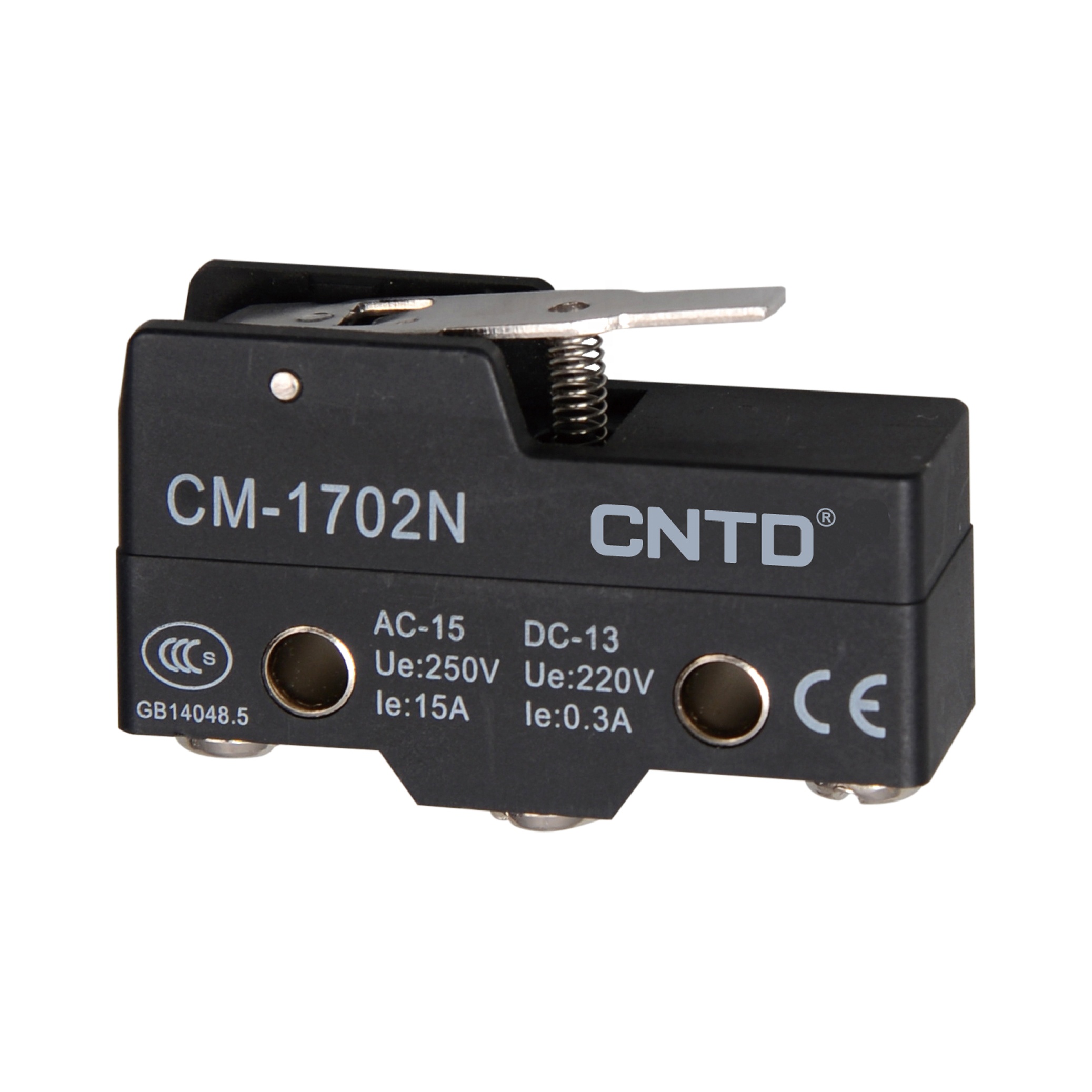 CNTD 기술설계 Plasics 포탄 높은 기계적인 힘 15A 250V 수평한 리미트 스위치 CM-1702N (납기 7-10일) [OPEN-ZSA27-177]