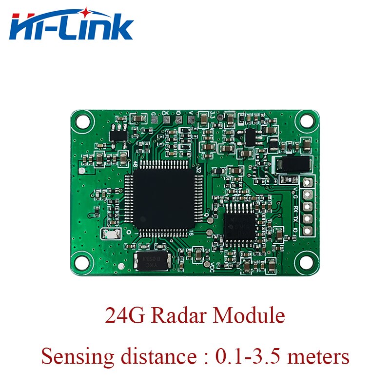 밀리미터파 범위 레이더 센서 모듈 TTL 직렬 출력 거리 HLK-LD303 지능형 모션 감지 24G [HI-Link-26]