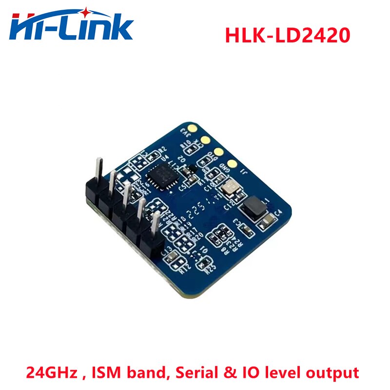 저소비 지능형 센서 인체 감지 레이더 모듈 고감도 PCB 24G HLK-LD2420 ISM 밴드 [HI-Link-31]
