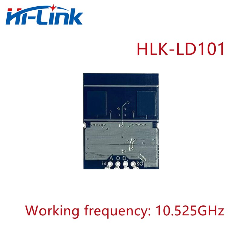 높은 링크 10G 레이더 모듈 지능형 마이크로 웨이브 센서 스위치 도플러 인간의 모션 감지 센서 HLK-LD101 [HI-Link-58]