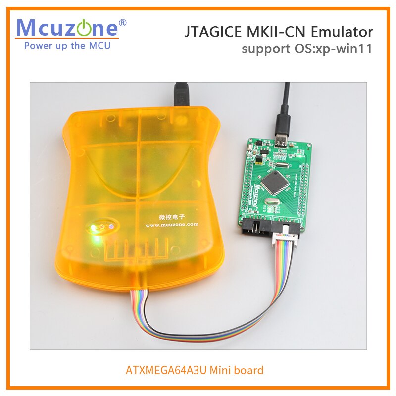 ATxmega JTAG PDI 에뮬레이터 프로그래머 USB AVR JTAGICE MKII-CN 에뮬레이터 ISP 디버그와이어 AVR32 [Mcuzone-01]