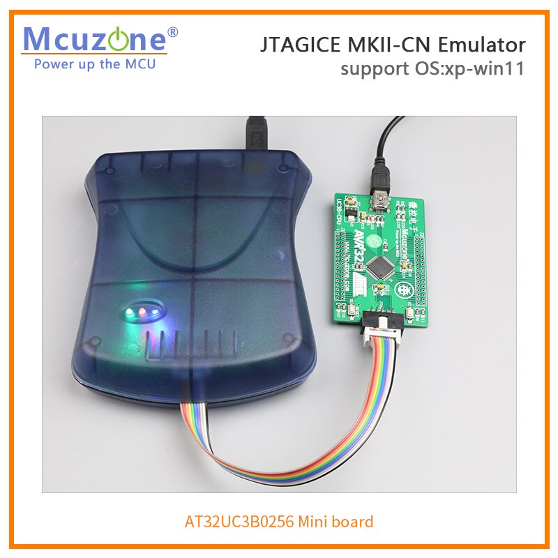 ATxmega JTAG PDI 에뮬레이터 프로그래머 USB AVR JTAGICE MKII-CN 에뮬레이터 ISP 디버그와이어 AVR32 [Mcuzone-01]