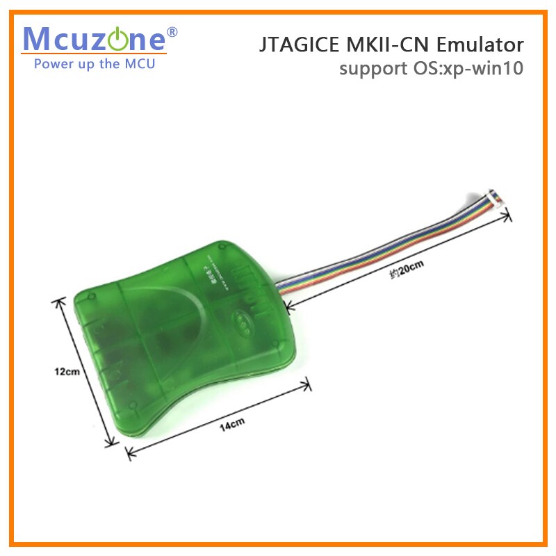 ATxmega JTAG PDI 에뮬레이터 프로그래머 USB AVR JTAGICE MKII-CN 에뮬레이터 ISP 디버그와이어 AVR32 [Mcuzone-01]