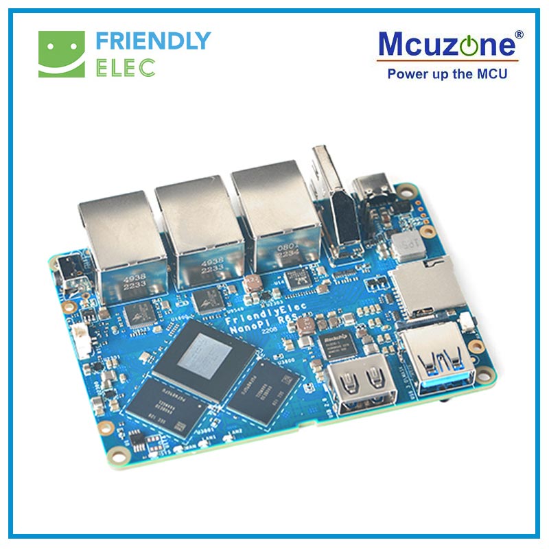 NanoPi R6S RK3588S Cortex-A76 8GB DDR4 32GB 2.5G eth 우분투 데비안 FriendlyWrt 안드로이드 GPU VPU [Mcuzone-02]