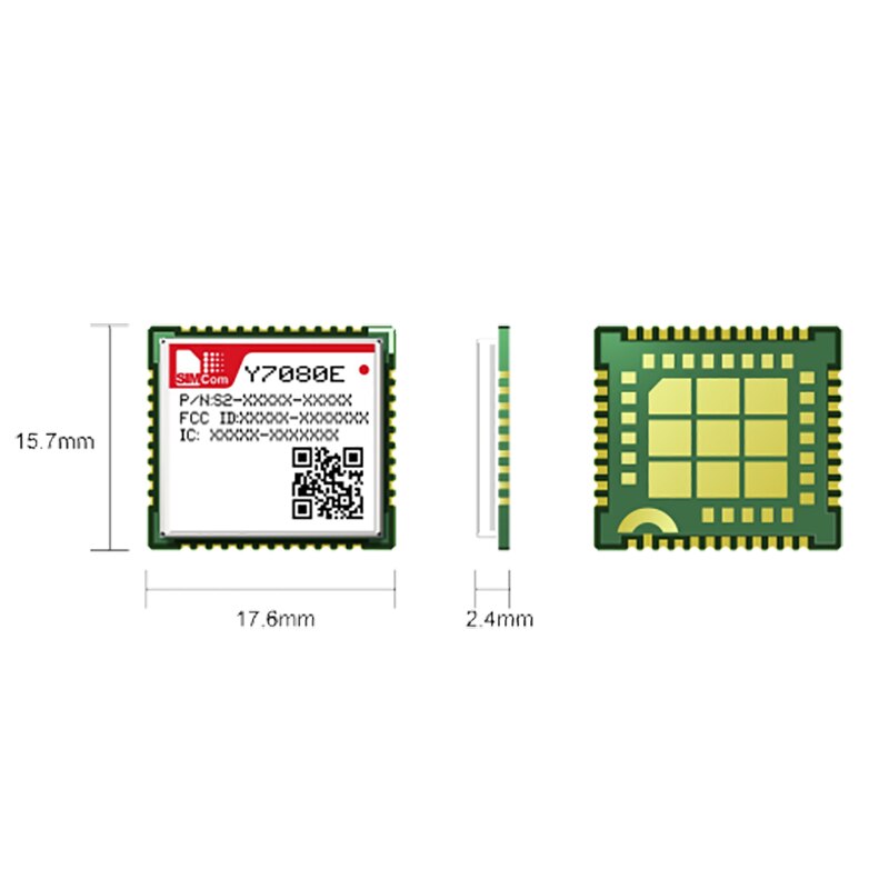 SIMCOM-Y7080E GNSS 수신기 멀티 밴드 NB-IoT 모듈 저전력 소비 처리량 데이터 [SIMCOM-29]