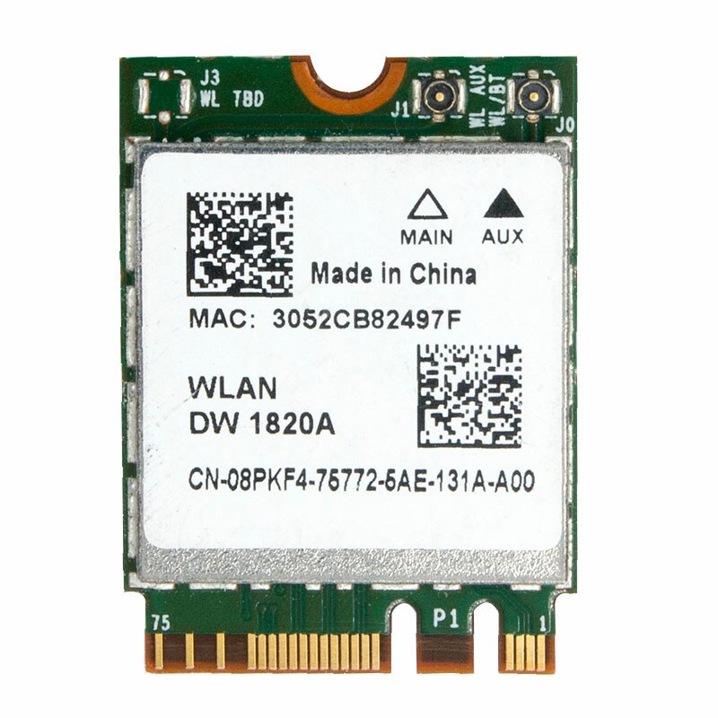 BCM94350ZAE DW1820A 867Mbps NGFF M.2 블루투스 4.1 무선 카드 듀얼 밴드 와이파이 네트워크 2.4 5G [ZTF110-62]