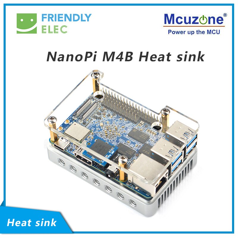 NanoPi M4 방열판 NanoPi M4-M4 V2 용 [Mcuzone-15]
