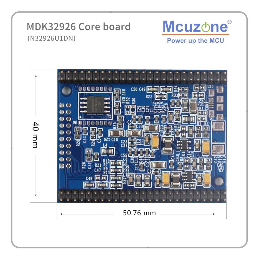 MDK32926 코어 보드 N32926U1DN 256MB NAND 카메라 MAC JPEG H.264 코덱 오디오 리눅스 HS USB [Mcuzone-17]