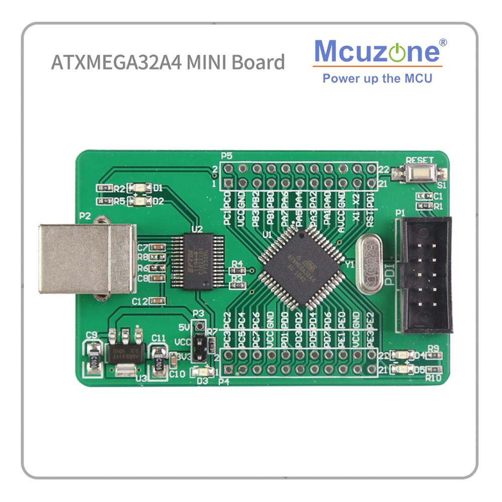 ATMEL ATXMEGA32A4 미니 보드 UART FT232RL XMEGA32A4 32A4 MCIROCHIP PDI AVR USB to UART [Mcuzone-18]