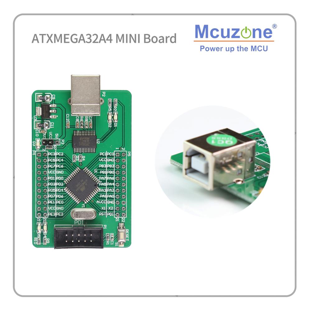 ATMEL ATXMEGA32A4 미니 보드 UART FT232RL XMEGA32A4 32A4 MCIROCHIP PDI AVR USB to UART [Mcuzone-18]