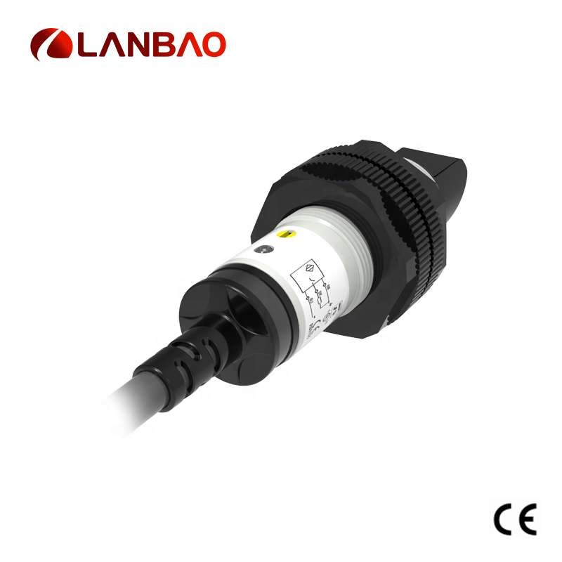 PR18GS-BC10D PR18GS-BC40D 플라스틱 원통형 모양 NPN PNP IP65 확산 반사 광전 센서 [LANBAO-48]