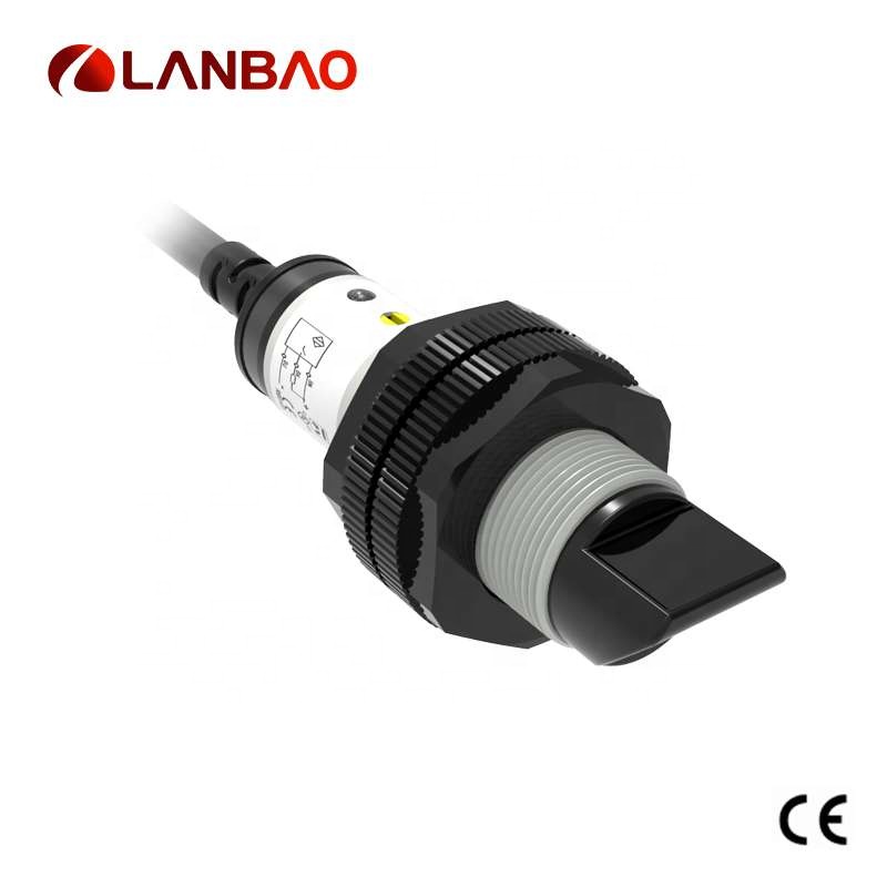 PR18GS-BC10D PR18GS-BC40D 플라스틱 원통형 모양 NPN PNP IP65 확산 반사 광전 센서 [LANBAO-48]