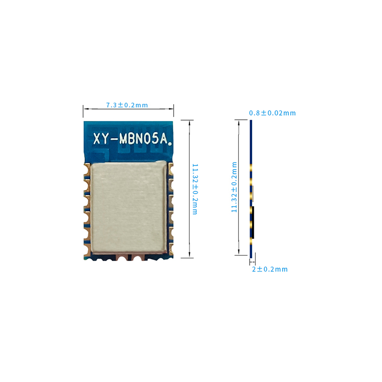 소형 북유럽 nRF52805 블루 치아 낮은 에너지 (BLE) 모듈 XY-MBN05A 지원 사용자 정의 [NEWBIT-19]