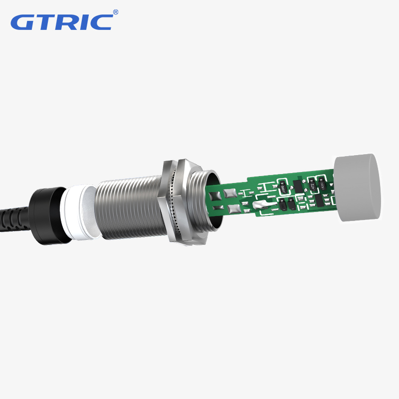 장거리 M18 FR18 시리즈 근접 스위치 12V DC 2 와이어 비 플러시 NPN PNP NO NC 금속 유도 근접 센서 [GTRIC-45]