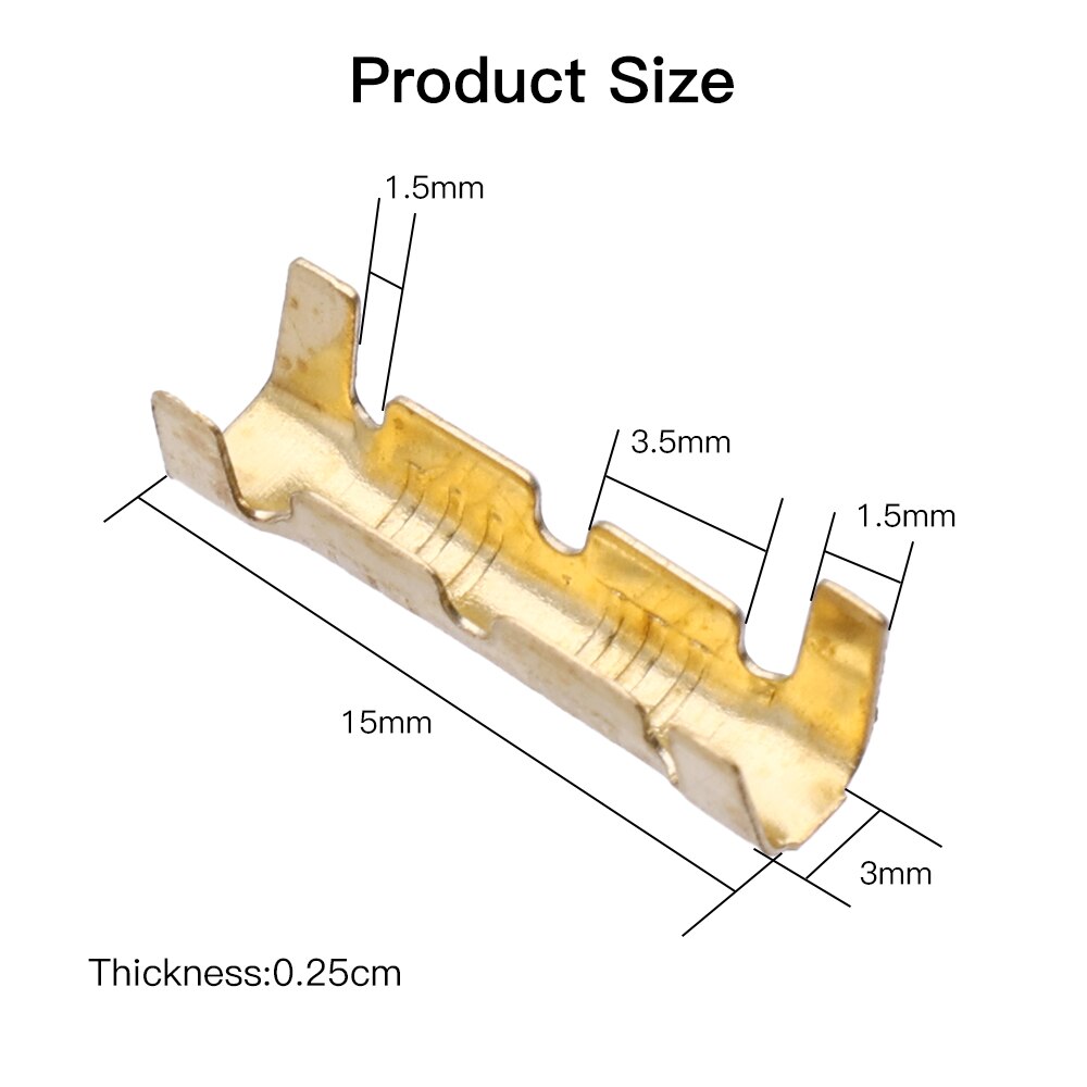 절연 암수 와이어 커넥터 453 0.3-1.5mm 전기 압착 단자 터미널 스페이드 커넥터 모듬 키트 100cps 200pcs [OA50-102]