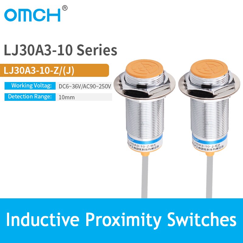 LJ30A3-10 M30 유도 근접 스위치 센서 비플러시 감지 범위 20mm 4 선 NPN PNP NO NC [OMCH-25]
