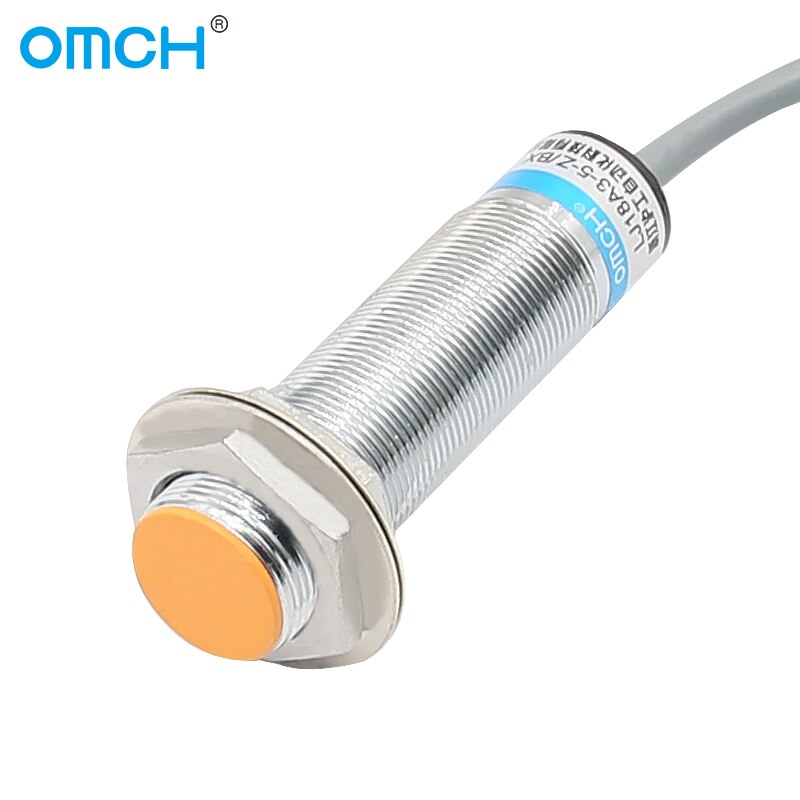 실린더 유도 근접 센서 스위치 LJ18A3-5 시리즈 2 3 4 와이어 NPN PNP NO NC M18 5mm DC6-36V [OMCH-30]