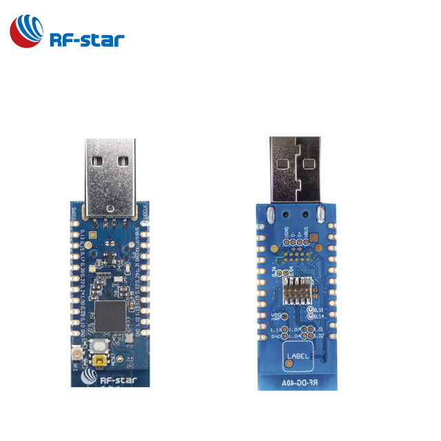 RF-DG-40A-1 커넥터 동글 USB 무선 동글 ble 4.2 for nRF52840 개발 도구 모듈 usb to BLE adopter sniper [RF-star-48]