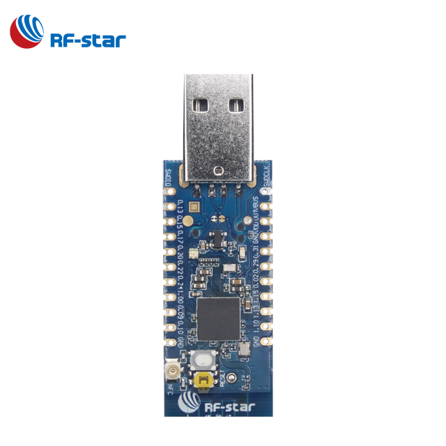 RF-DG-40A-1 커넥터 동글 USB 무선 동글 ble 4.2 for nRF52840 개발 도구 모듈 usb to BLE adopter sniper [RF-star-48]