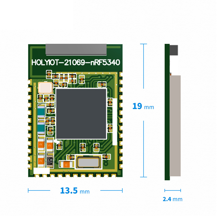 HOLYIOT-21069-nRF5340 20dBm-3dbm 파란 이 BLE 단위 [HOLYIOT-08]