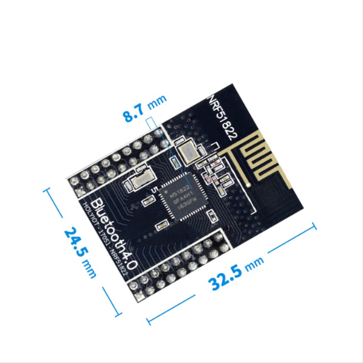 Holyiot-17051-nRF51822 송신기 및 수신기 장거리 블루투스 모듈 [HOLYIOT-42]