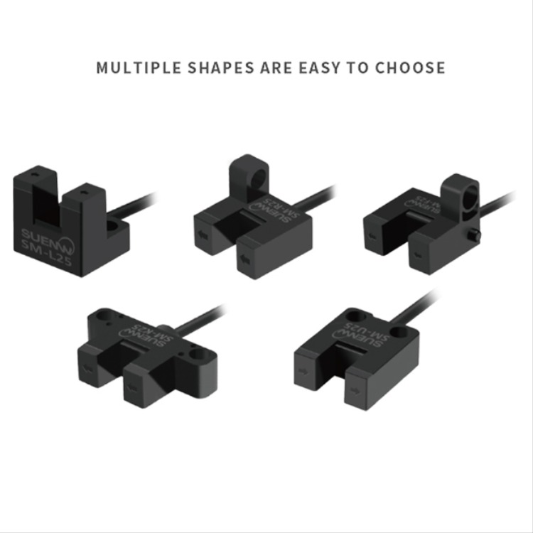 SM-U25P PNP DC 5-24V 슬롯형 광전 스위치 센서 원점 리미트 센서 선 길이 1M PM-U25P 대체 EE-SX951P [SUENW-30]