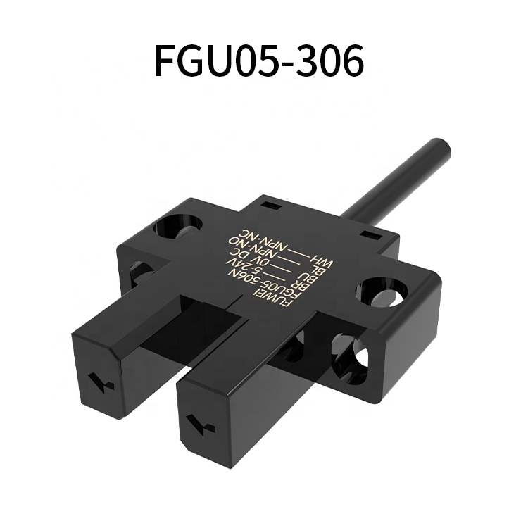 FGU05 302 303 304 305 306 307 NPN PNP 슬롯형 광전스위치센서 마이크로투사안적외선 광전센서 [FUWEI-01]