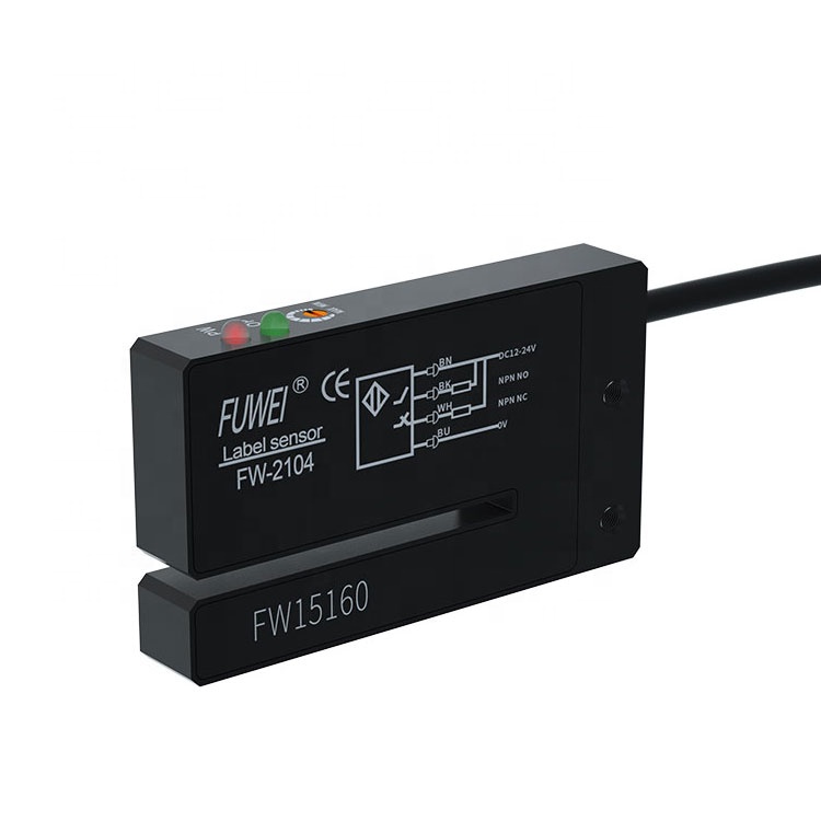 FW-2104 자동 플랫 라벨링 기계 응용 프로그램 광전 라벨 센서 [FUWEI-02]
