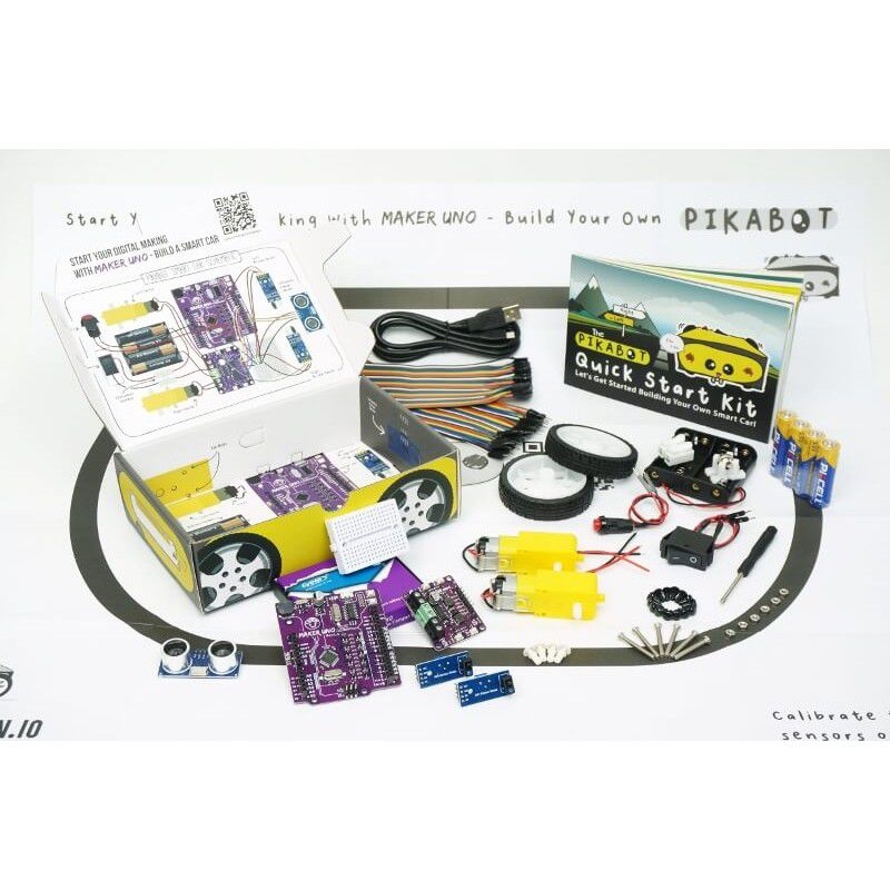 PikaBot - Maker UNO 스마트 카 키트 [KIT-PIKABOT]