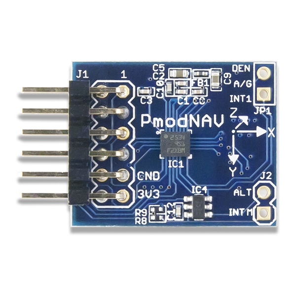 Pmod NAV - LSM9DS1 9축 IMU/LPS25HB 기압계 모듈 [DGLT-410-326]