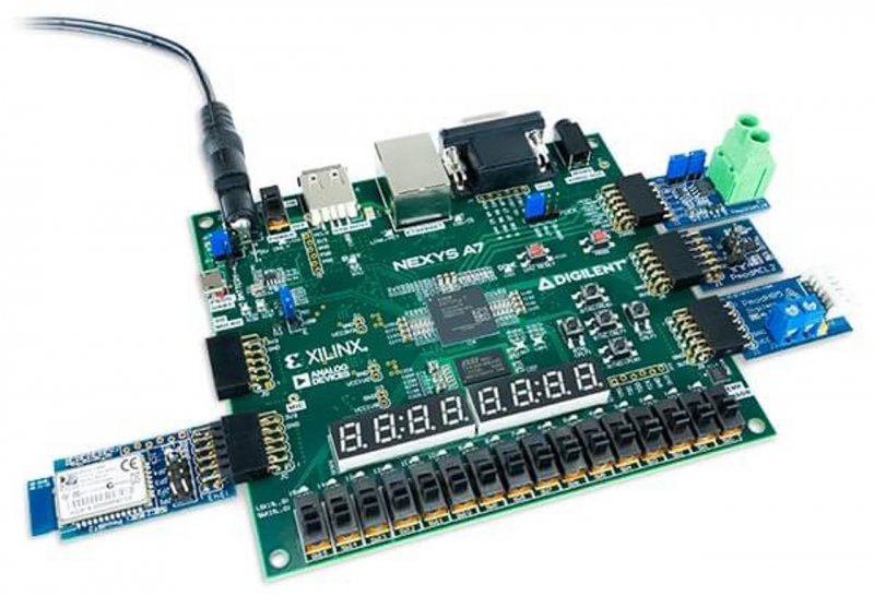 Nexys A7-100T - ECE 커리큘럼용 FPGA 트레이너 보드 [DGLT-410-292]