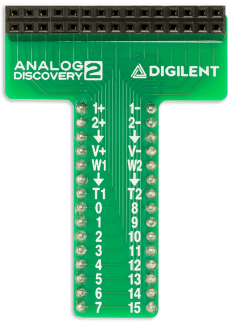 Analog Discovery 2용 브레드보드 브레이크아웃 [DGLT-410-373]