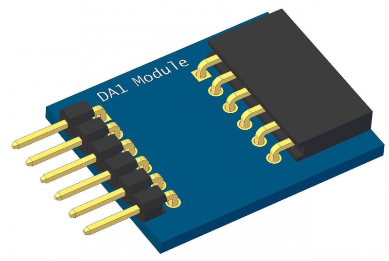 Pmod DA1 - AD7303 4채널 8비트 D/A 출력 모듈 [DGLT-410-063]