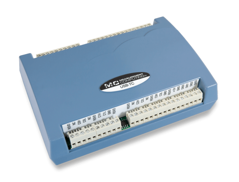 MCC USB-TEMP - 온도 측정 DAQ 장치 (열전대/RTD/서미스터/반도체 센서) [DGLT-6069-410-065]