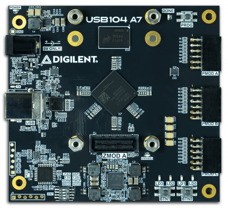 USB104 A7 - Artix-7 FPGA 개발 보드 [DGLT-410-398]