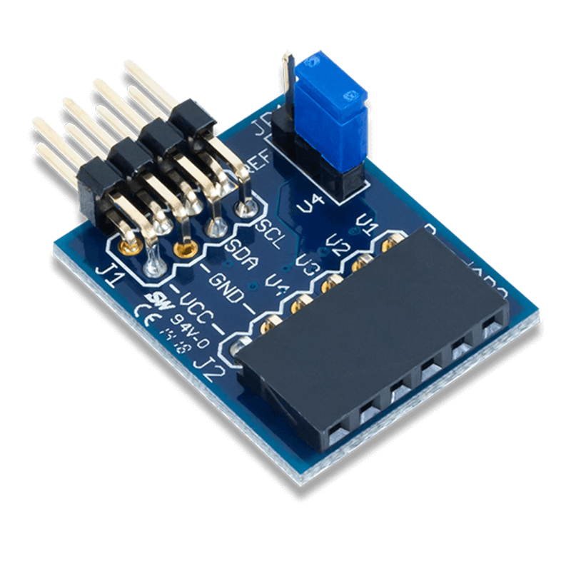 Pmod AD2 - AD7991 4채널 12비트 A/D 컨버터 모듈 [DGLT-410-217]