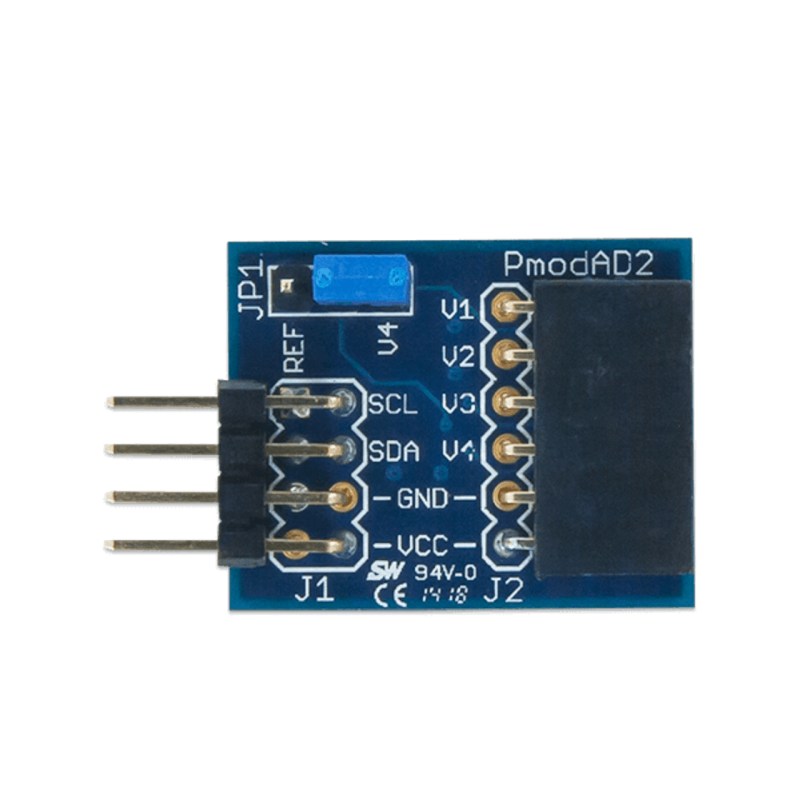 Pmod AD2 - AD7991 4채널 12비트 A/D 컨버터 모듈 [DGLT-410-217]