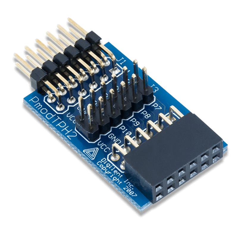 Pmod TPH2 - 12핀 테스트 포인트 헤더 모듈 [DGLT-410-135]