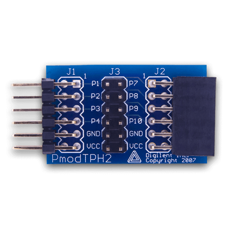 Pmod TPH2 - 12핀 테스트 포인트 헤더 모듈 [DGLT-410-135]