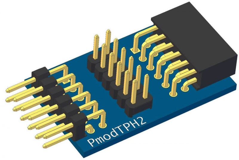 Pmod TPH2 - 12핀 테스트 포인트 헤더 모듈 [DGLT-410-135]