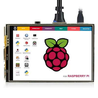 Elecrow RR035 - 라즈베리파이 3 B/4 B용 3.5인치 480x320 터치 TFT 디스플레이 보드 [RPA03510R]