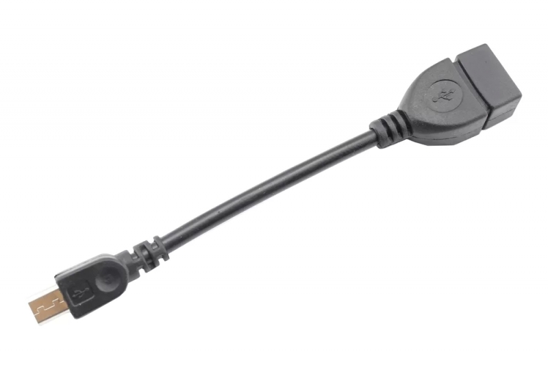 12cm 마이크로 B(Male) to A(Female) USB OTG 케이블 [RPA01011O]